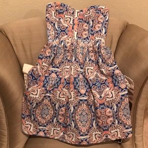Parker Mini Corset Dress Multi Color SZ Small